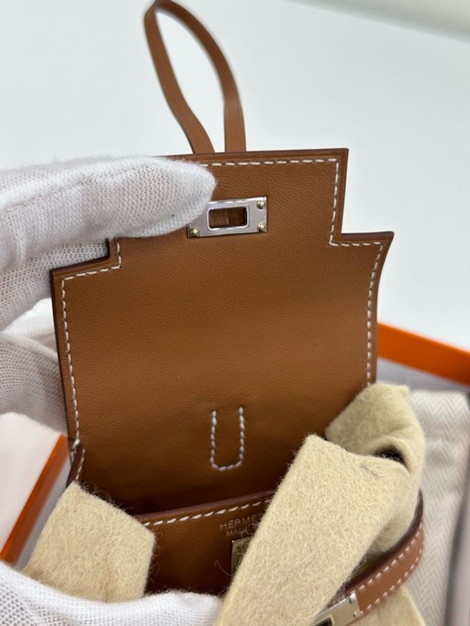Hermes 愛馬仕 Kelly festival kelly 耳機包 K刻 全新 copy單購證-5
