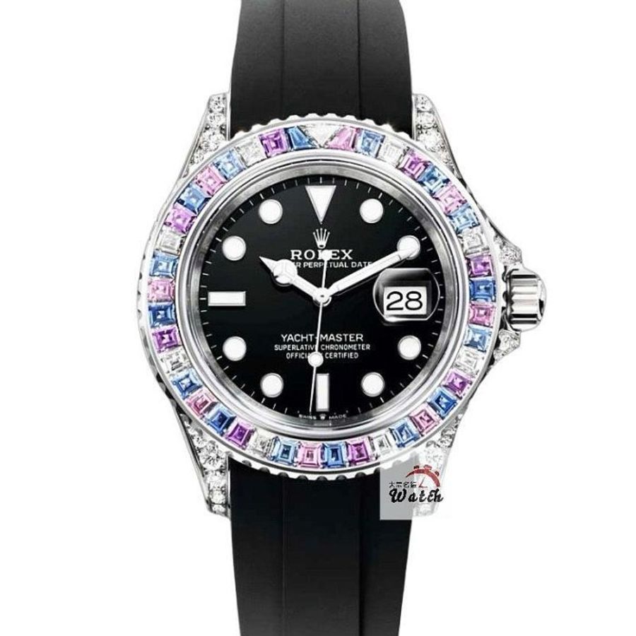 【大眾名錶】ROLEX 勞力士 116622改126679SABR 冰川彩寶 2019/02卡 後加寶石鑽圈 鑽腳 B277-0