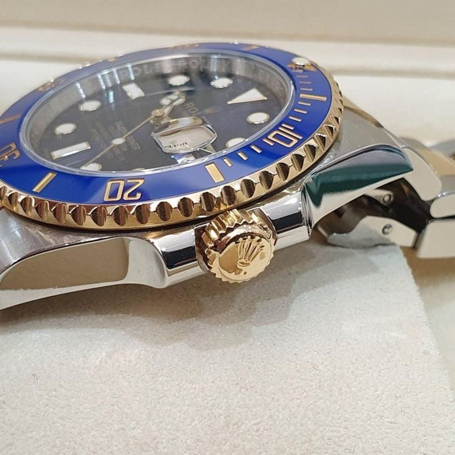 【大眾名錶】 Rolex 勞力士 116613LB Submariner潛航者 半金藍水鬼 2017 大眾名錶B1334-6
