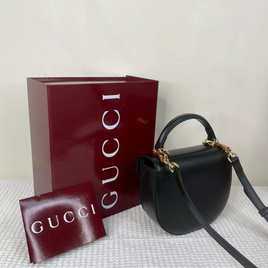 GUCCI Horsebit1955 迷你手提肩背包-1