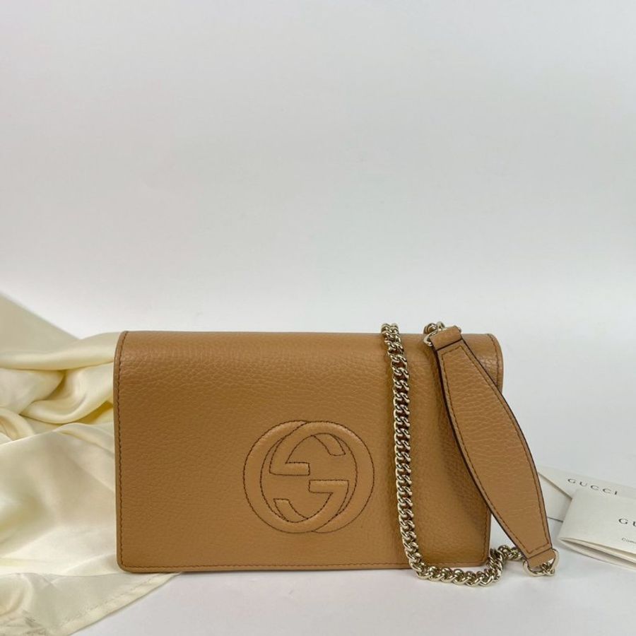 GUCCI SOHO WOC 奶茶色-0
