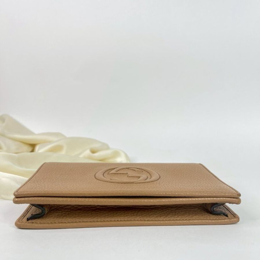 GUCCI SOHO WOC 奶茶色-2