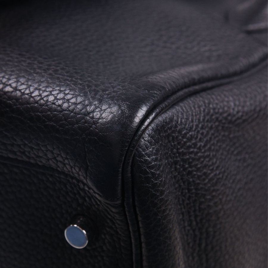 Hermes  O刻 lindy30黑色银扣单肩包手提包-9