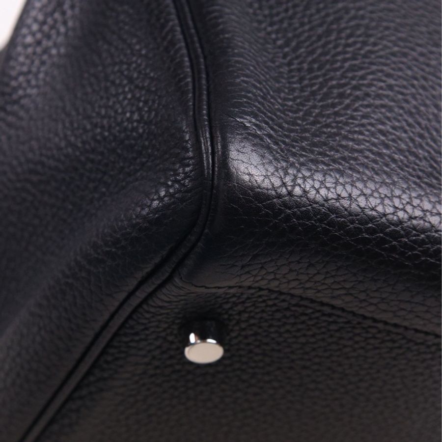 Hermes  O刻 lindy30黑色银扣单肩包手提包-10