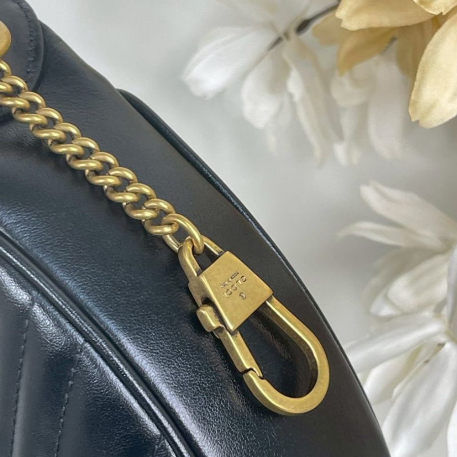 GUCCI MAROMOT 半月包 黑色-8