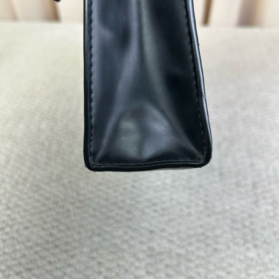 LV路易威登手拿包洗漱包 經典黑花配黑色皮革-12