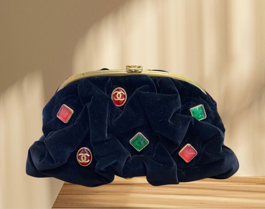 Chanel 限量寶石工藝晚宴包-0