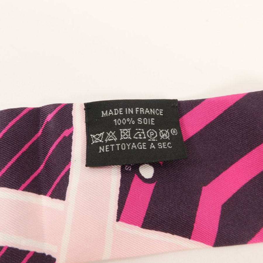 HERMES 絲質Twilly絲巾-6