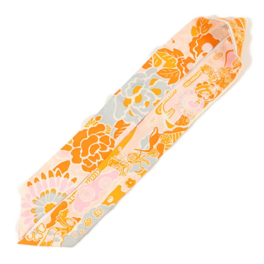 HERMES 絲質Twilly絲巾-2