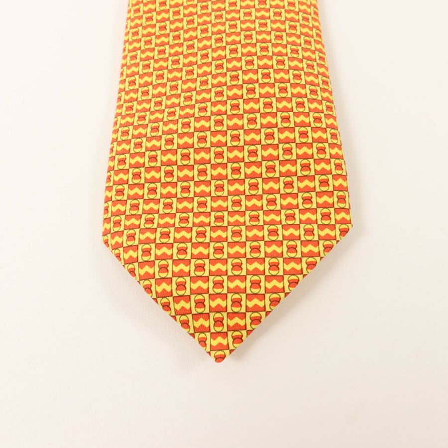 HERMES 絲質Necktie領帶-4