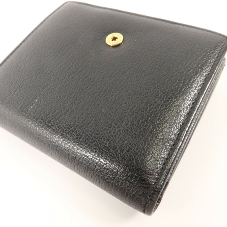 CHANEL 牛皮皮革Camellia Wallet錢包-13