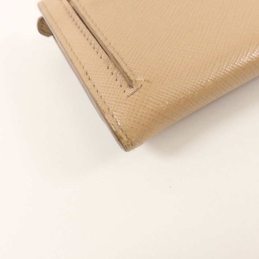 PRADA 牛皮皮革Long wallet長錢包-14
