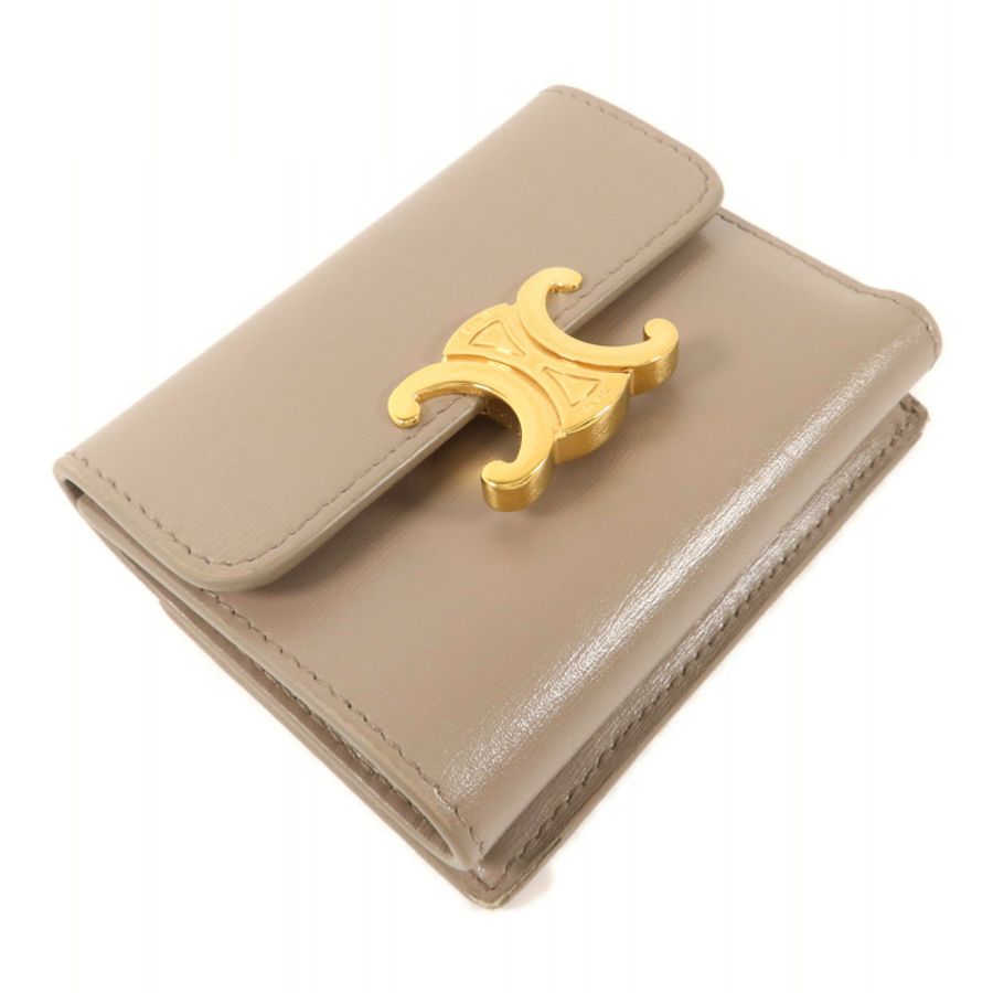 CELINE 牛皮皮革Compact Wallet with Coin Purse錢包-2