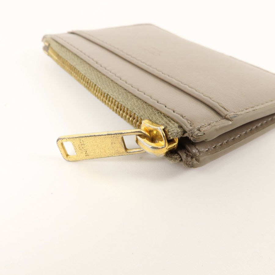 CELINE 牛皮皮革Compact Wallet with Coin Purse錢包-11