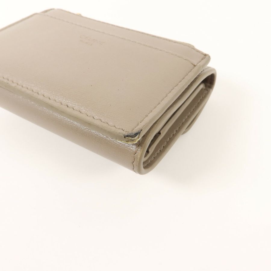 CELINE 牛皮皮革Compact Wallet with Coin Purse錢包-13