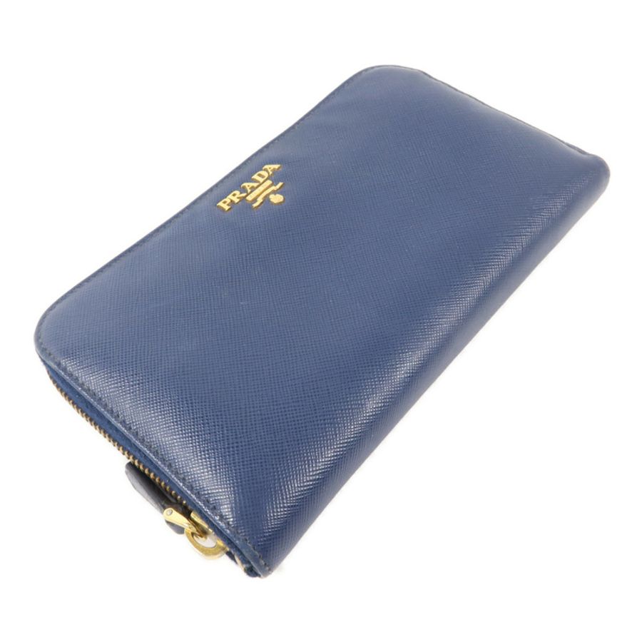 PRADA Saffiano皮革Round Zippy Long Wallet長錢包-2