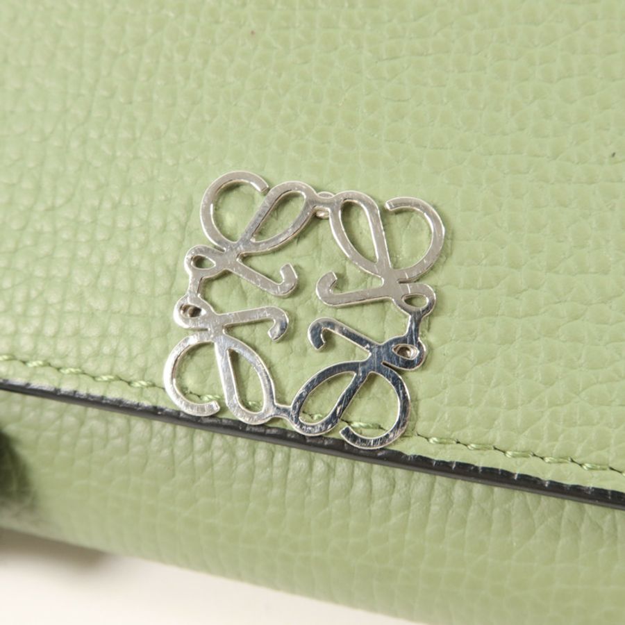 LOEWE 牛皮皮革Anagram Continental長錢包-7