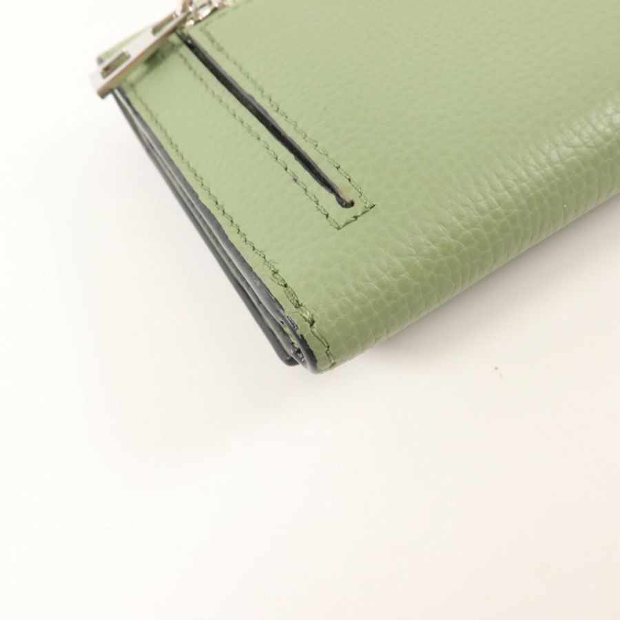 LOEWE 牛皮皮革Anagram Continental長錢包-11