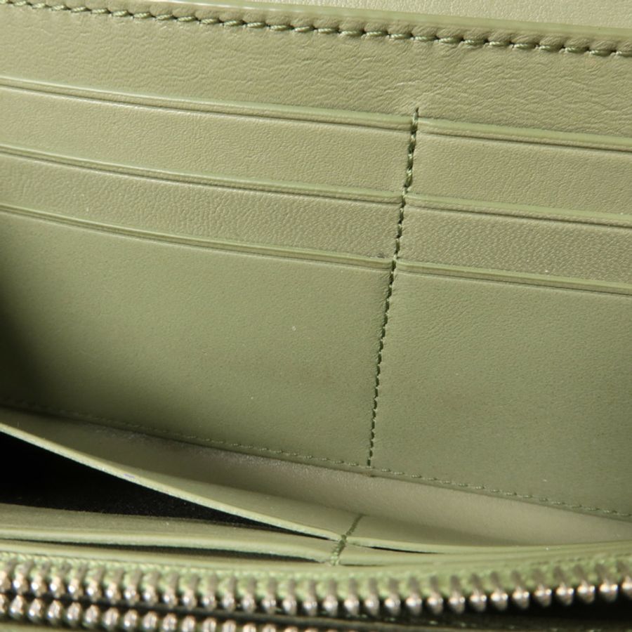 LOEWE 牛皮皮革Anagram Continental長錢包-12