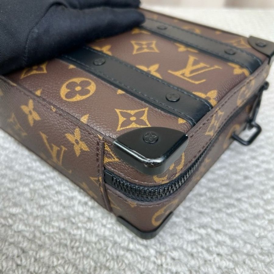 LV路易威登 Handle Soft Trunk老花軟盒子 經典老花配黑色-6