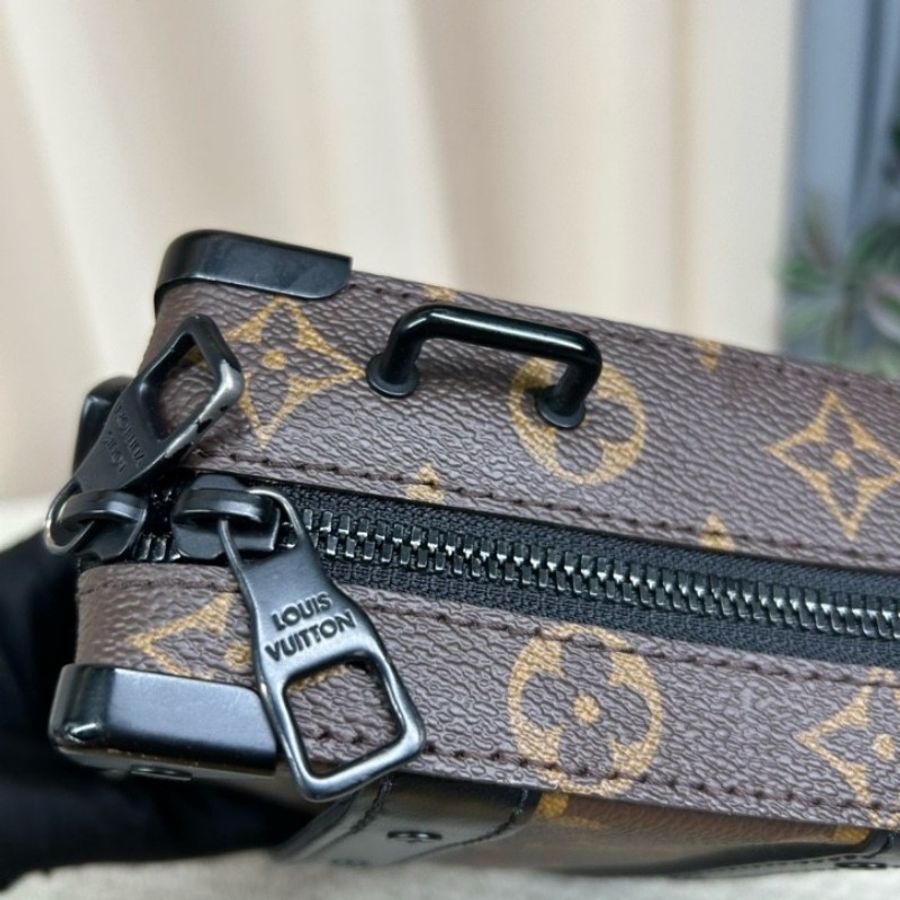 LV路易威登 Handle Soft Trunk老花軟盒子 經典老花配黑色-8
