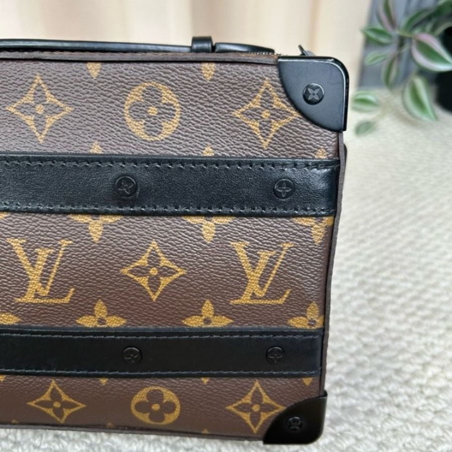 LV路易威登 Handle Soft Trunk老花軟盒子 經典老花配黑色-10