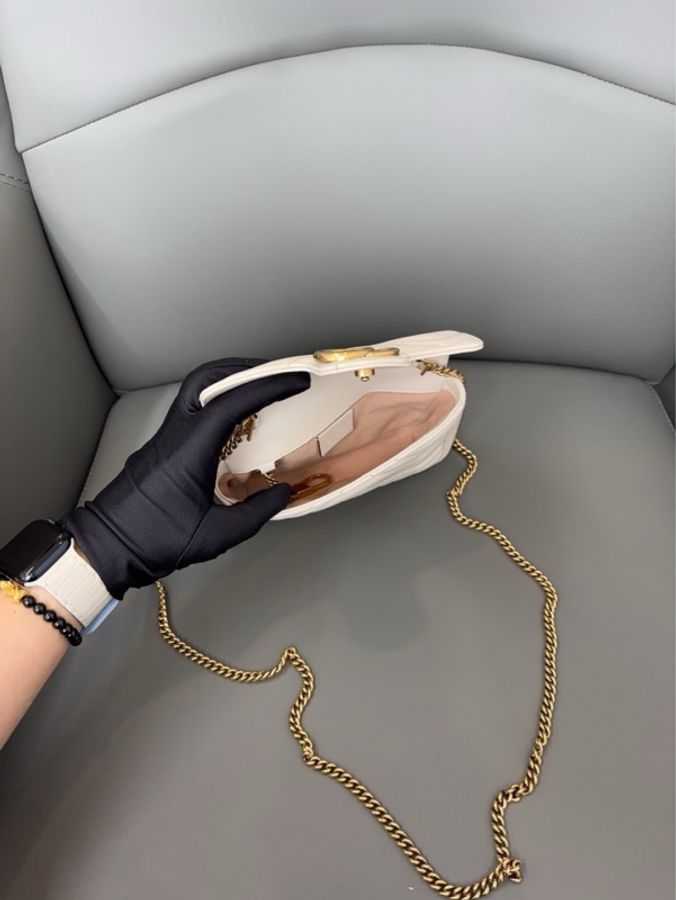 ✨Gucci古馳|marmont馬蒙supermini 白色|98新-7
