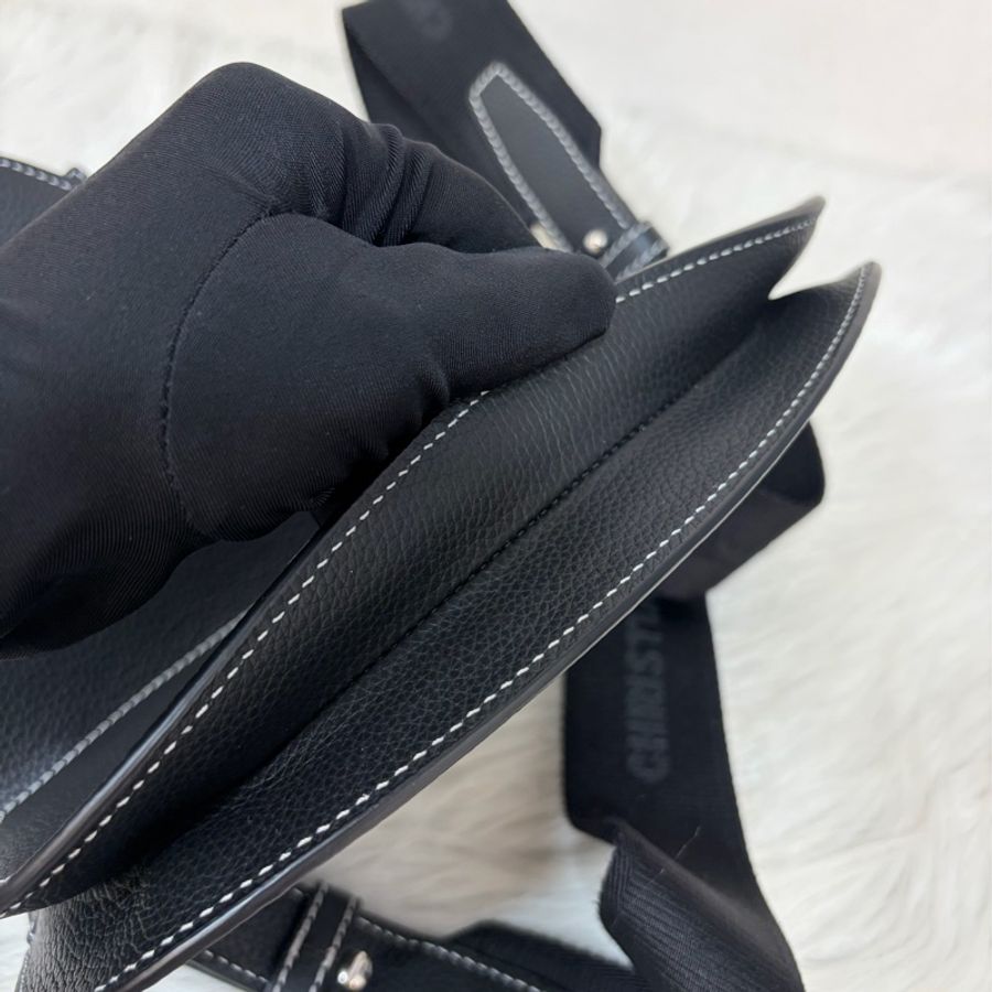 Dior 1ADPO095 經典黑牛皮皮撞色馬鞍包 肩背包側背包-41