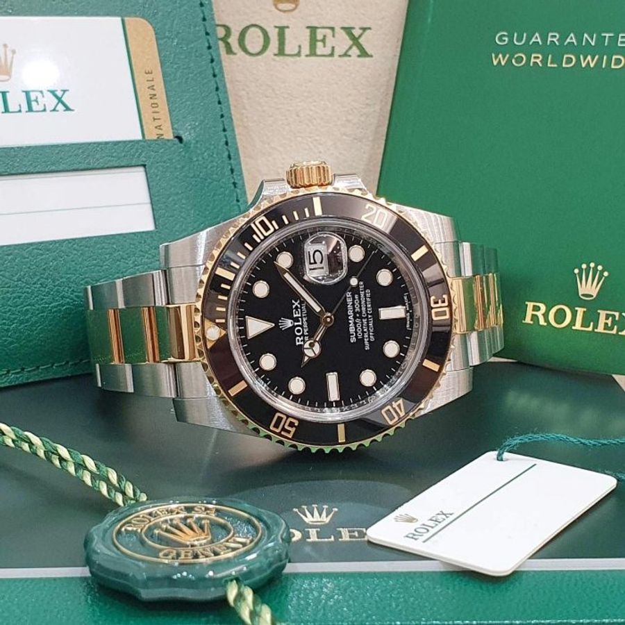 【大眾名錶】ROLEX勞力士 116613LN 潛航者 2018/10全配件 熱門保值款 半金黑水鬼 大眾名錶G309-2