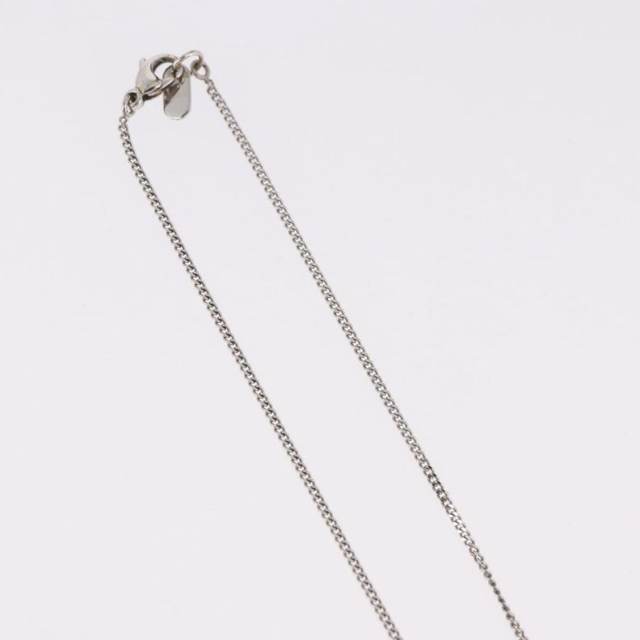 【日本直送】路易威登 LV 字母項鍊 18K 金 (750) 白金 正品 184383SAV-6
