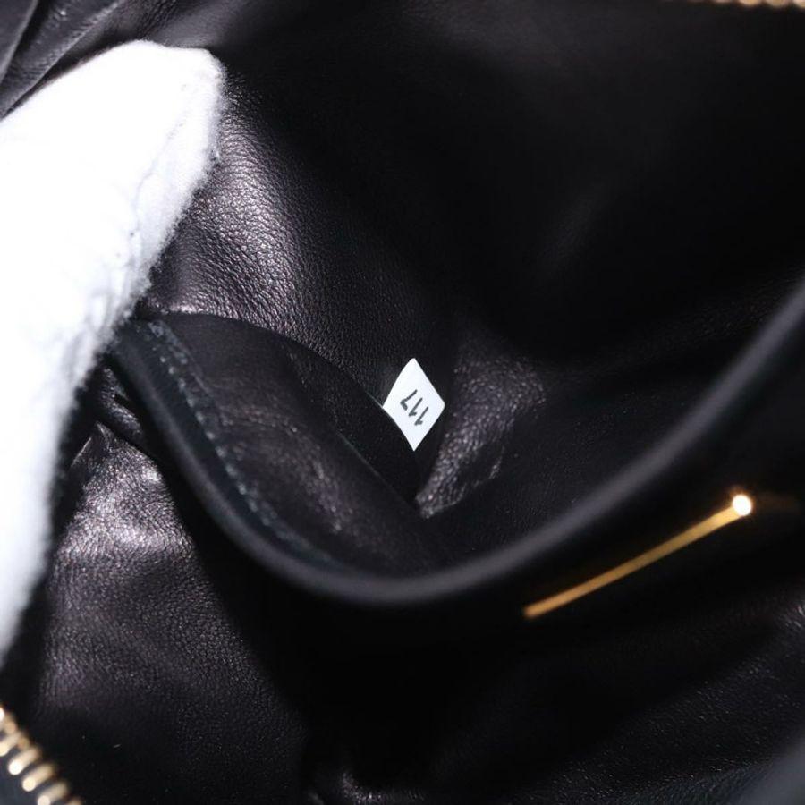 【日本直送】PRADA Ribbon 單肩背包,黑色皮革,金色,正品編號 184914A-11