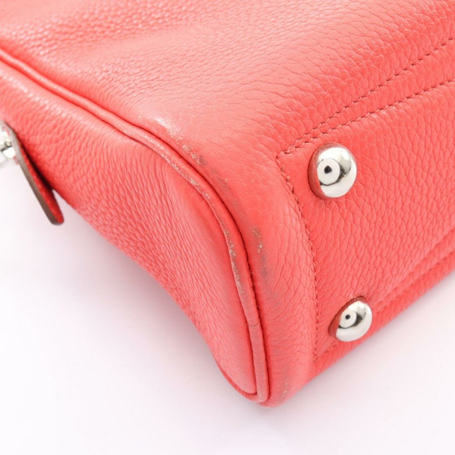 HERMES Victoria Elan 38 單肩手提包 P Taurillon Clemence Bougainvillier SHW-6