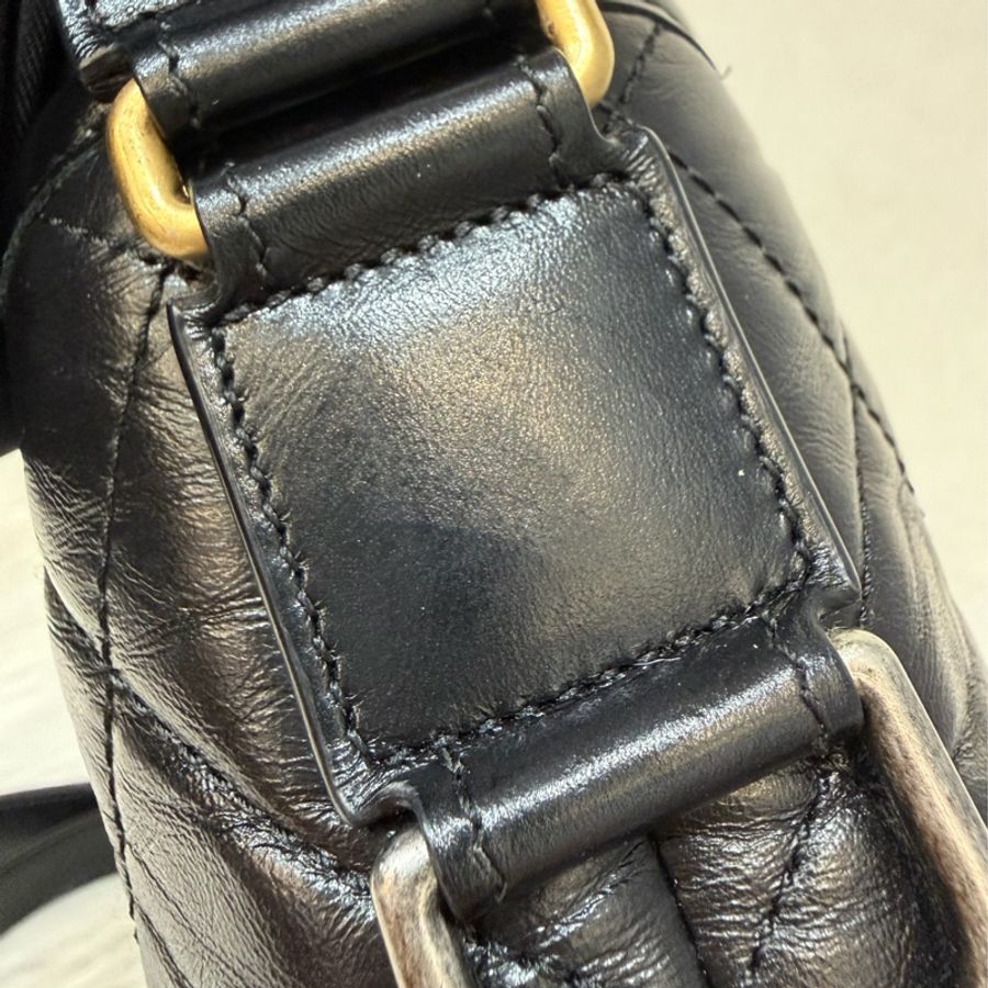 CHANEL A91810 AS0865 gabrielle HOBO 20公分 黑色斜背包流浪包 小號-36