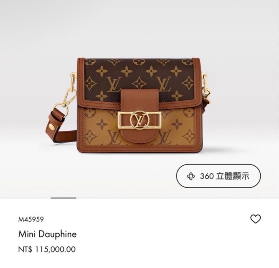 LV M45959 Mini Dauphine 達芙妮 迷你-20