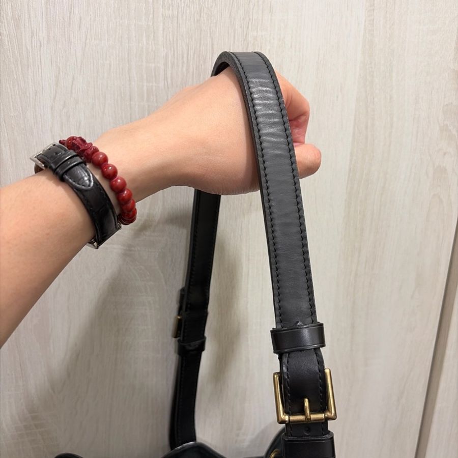 Louis Vuitton Noe GM水波紋水桶包 大/黑色 Epi Leather-22