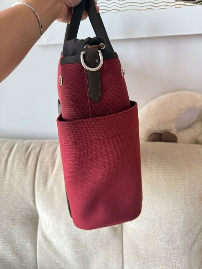 未使用品 Hermes The Grooming Bag 馬術包 Rouge H 愛馬仕紅 B刻-2