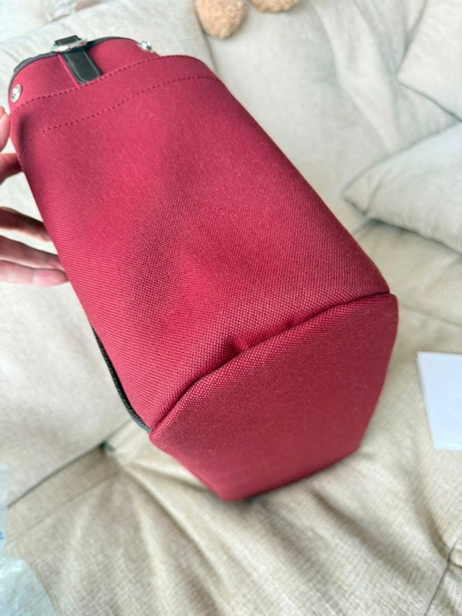 未使用品 Hermes The Grooming Bag 馬術包 Rouge H 愛馬仕紅 B刻-7