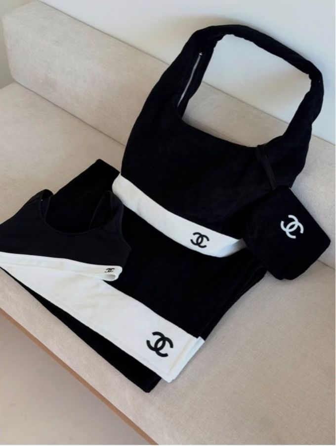 Chanel香奈兒沙灘包三件套-1