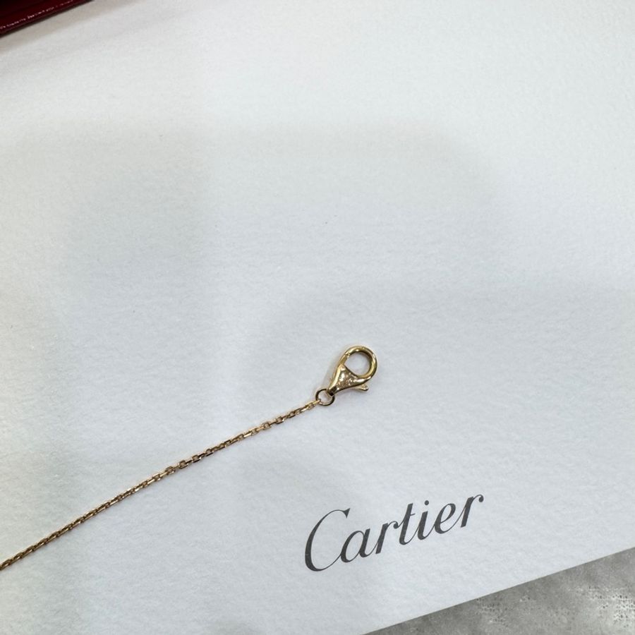 Cartier 卡地亞 Cartier d’Amour 玫瑰金 單鑽 手鍊 手環 Mini款 鑽石手鍊 B6045717-11