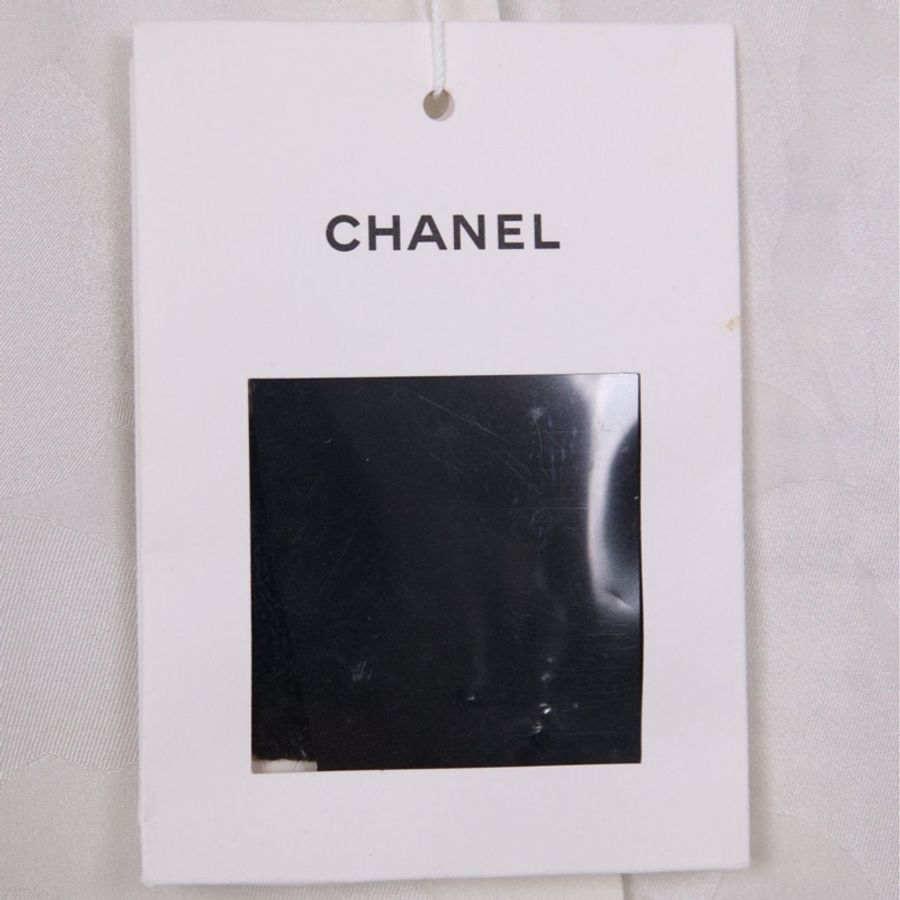 Chanel 22C秀款珍珠黑白粗花呢四口袋上衣外套-13