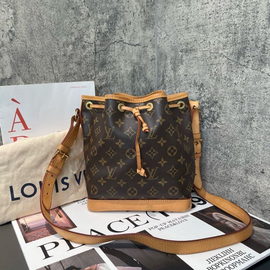 Louis Vuitton 老花 NOE bb 抽繩水桶-2