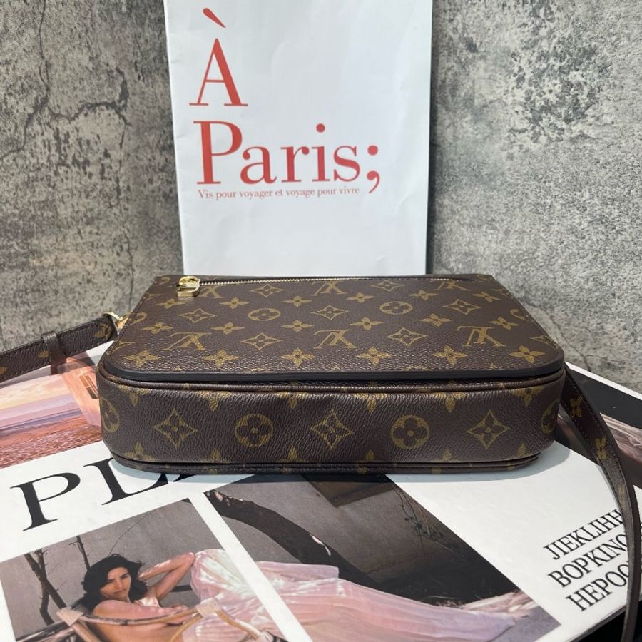 Louis Vuitton pochette metis 老花郵差 斜背包-5