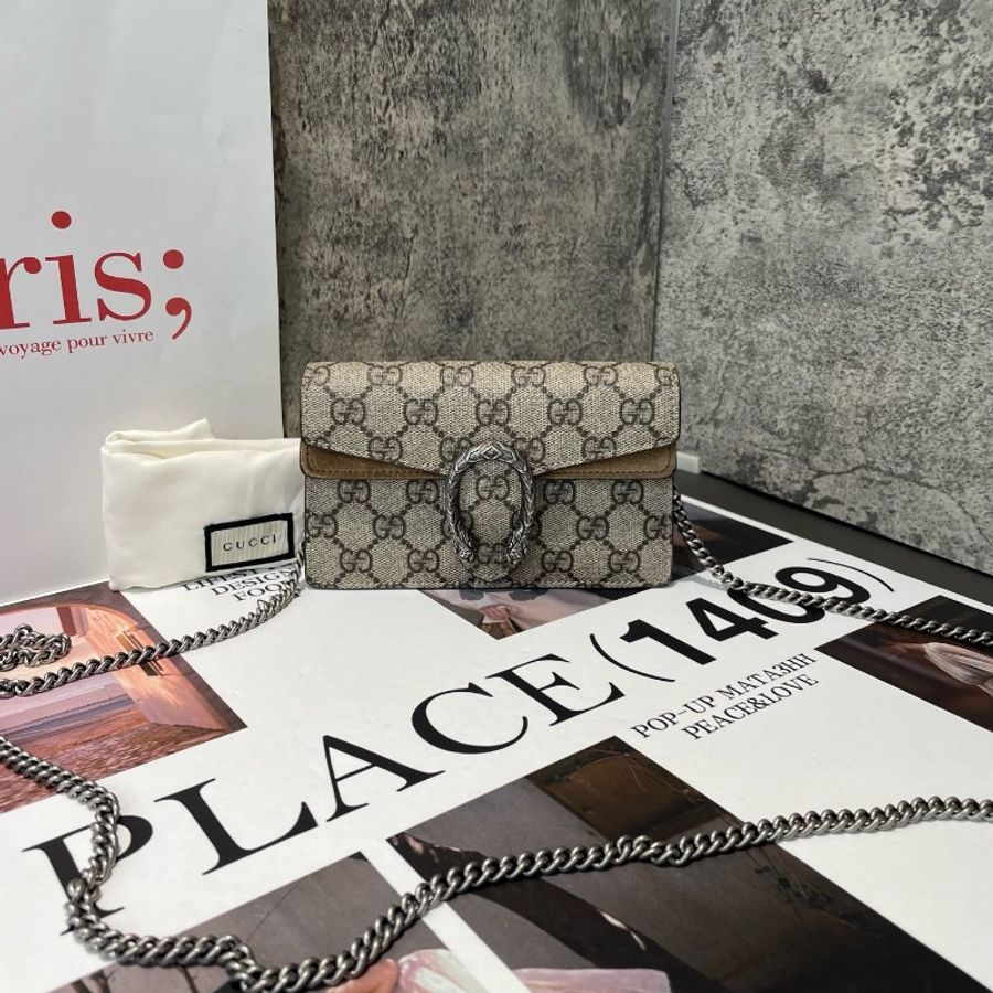 GUCCI Dionysus mini 老花帆布-1