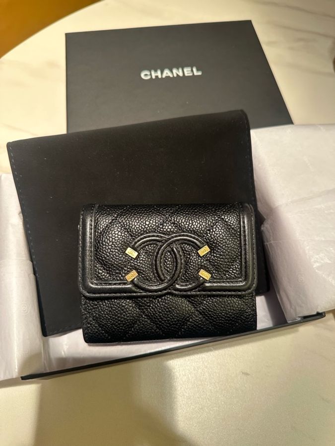 Chanel Vanity 香奈兒雙C 短夾-0