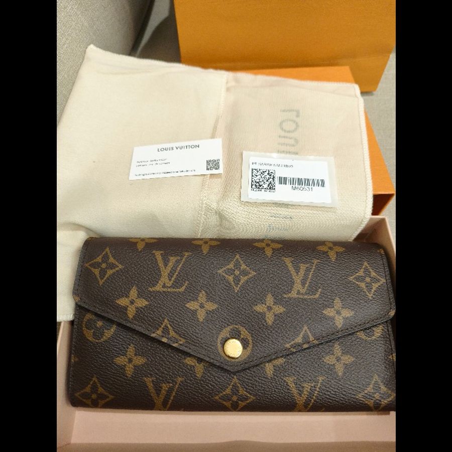 99新LV長夾全配閒置品便宜出售無瑕疵-5