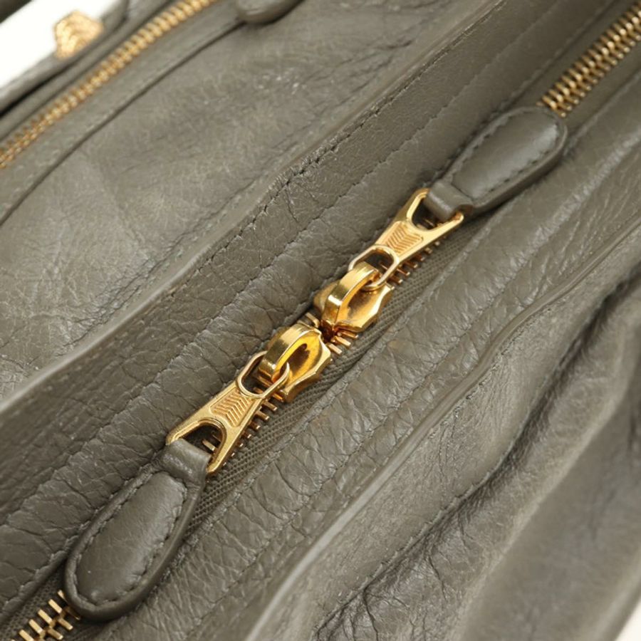 【日本直送】BALENCIAGA Giant City 手提包,皮革材質,兩用,灰色/金色,貨號 281770,正品號 184362M-20
