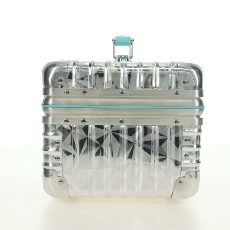 【日本直送】TIFFANY&Co. Rimowa 聯名首飾盒,金屬銀色,正品編號 184639SM-3