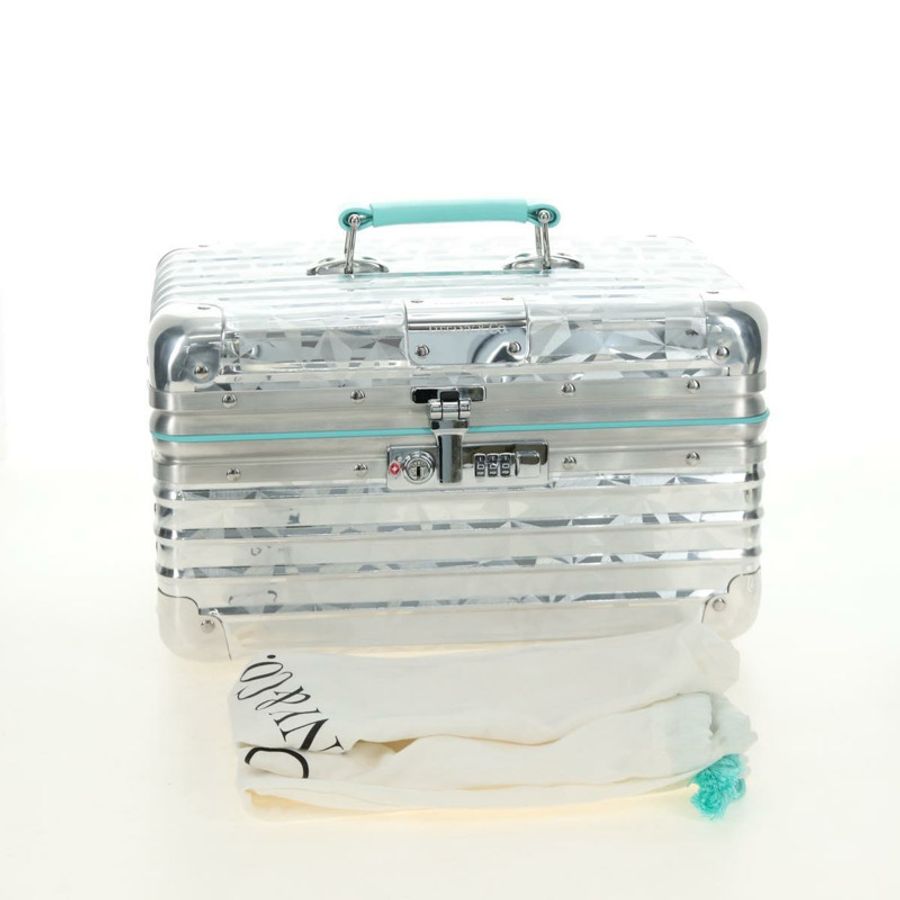 【日本直送】TIFFANY&Co. Rimowa 聯名首飾盒,金屬銀色,正品編號 184639SM-11