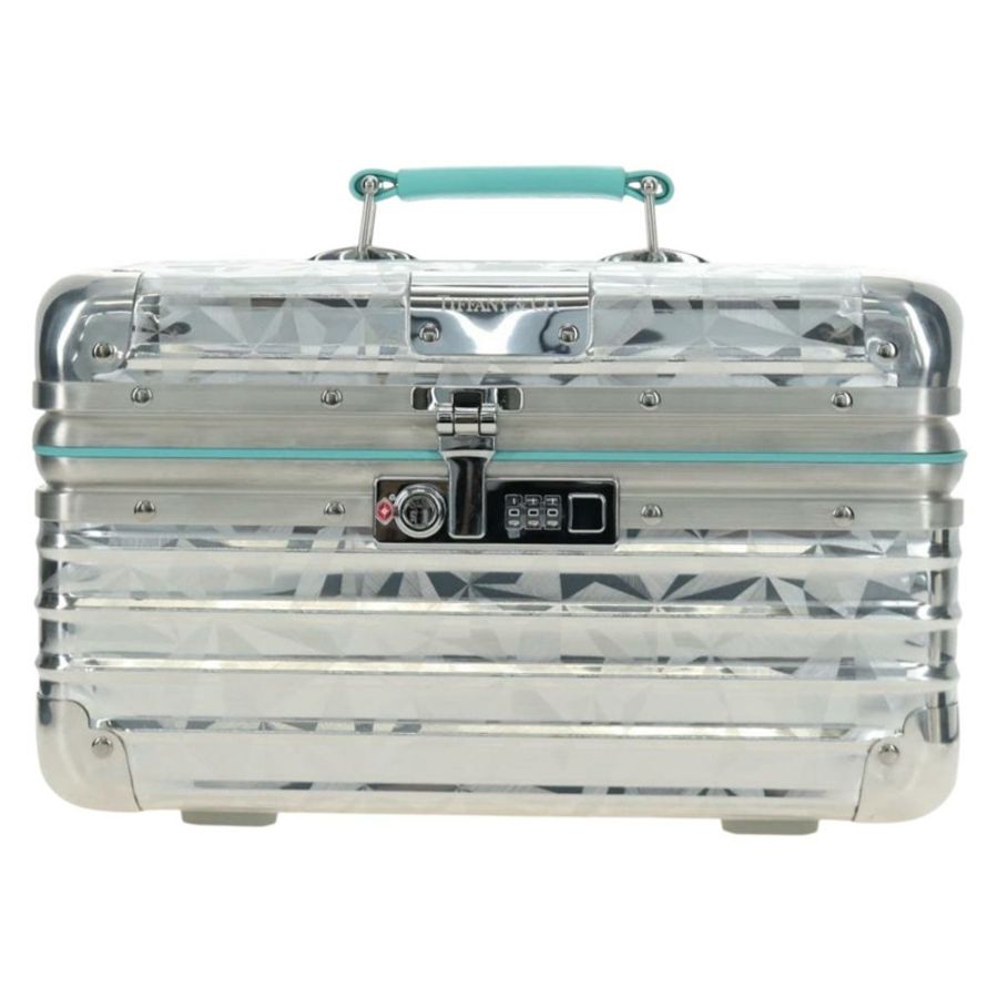 【日本直送】TIFFANY&Co. Rimowa 聯名首飾盒,金屬銀色,正品編號 184639SM-12
