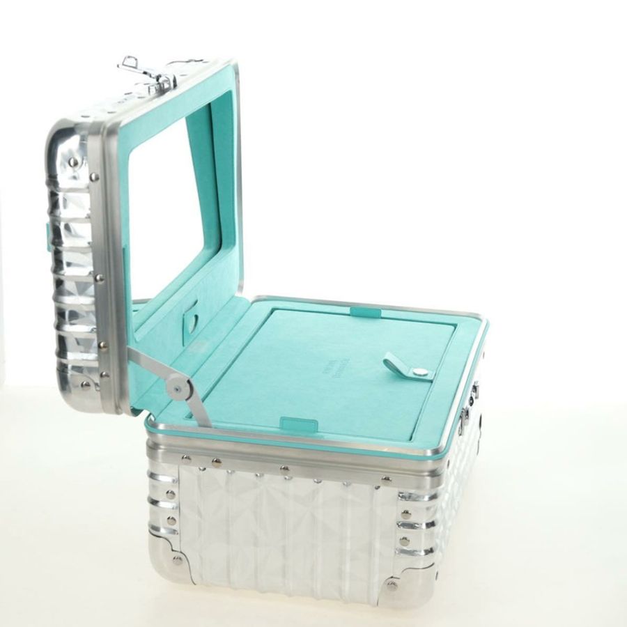 【日本直送】TIFFANY&Co. Rimowa 聯名首飾盒,金屬銀色,正品編號 184639SM-23